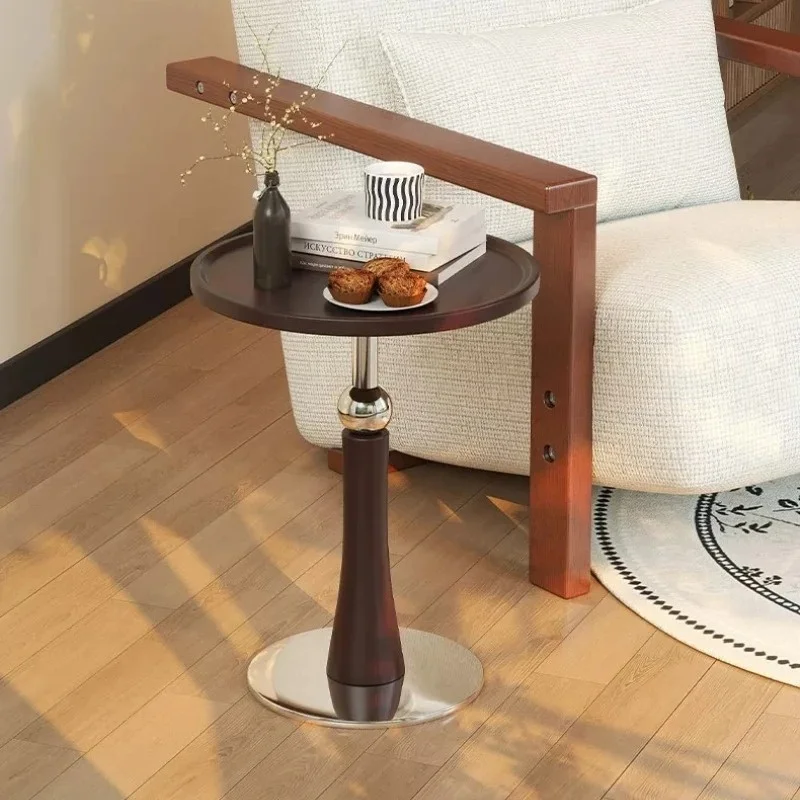 

Журнальный столик для гостиной с подъемной столешницей, полкой для хранения, в деревенском стиле, с металлическим каркасом, экономия пространства, для малогабаритных квартир, центральный столик