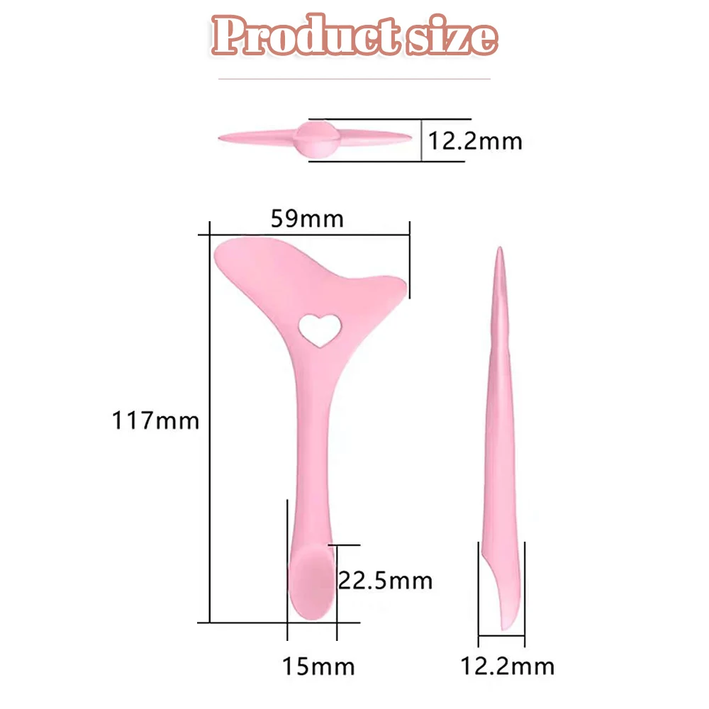 Silicone multifunzionale Face Eyeliner Stencil Wing Tips Eyeliner Aid Drawing rossetto indossando aiuto strumenti di trucco riutilizzabili