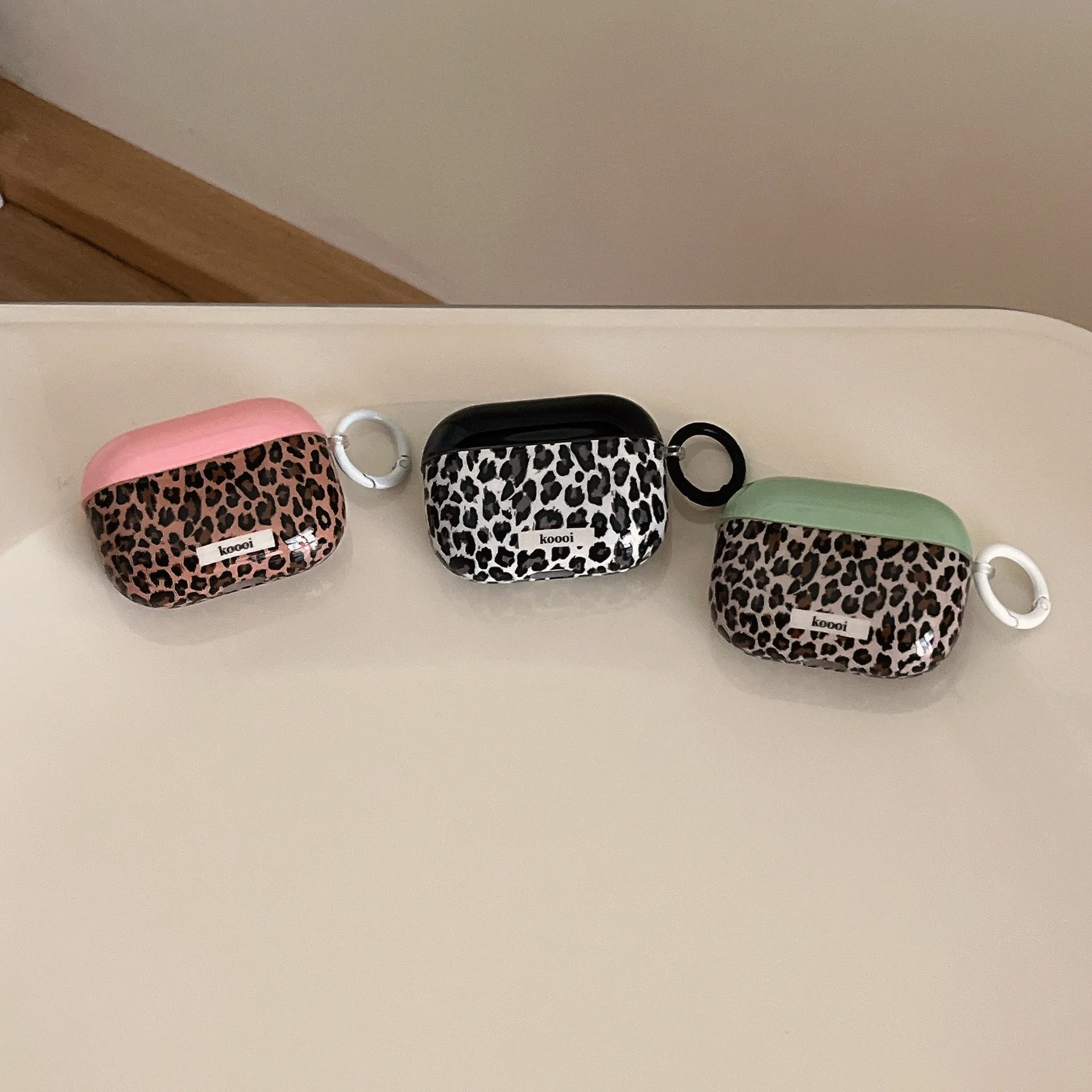 Capa do fone de ouvido padrão Leopard para Apple Airpods, 1, 2, 3 Pro, Pro 2