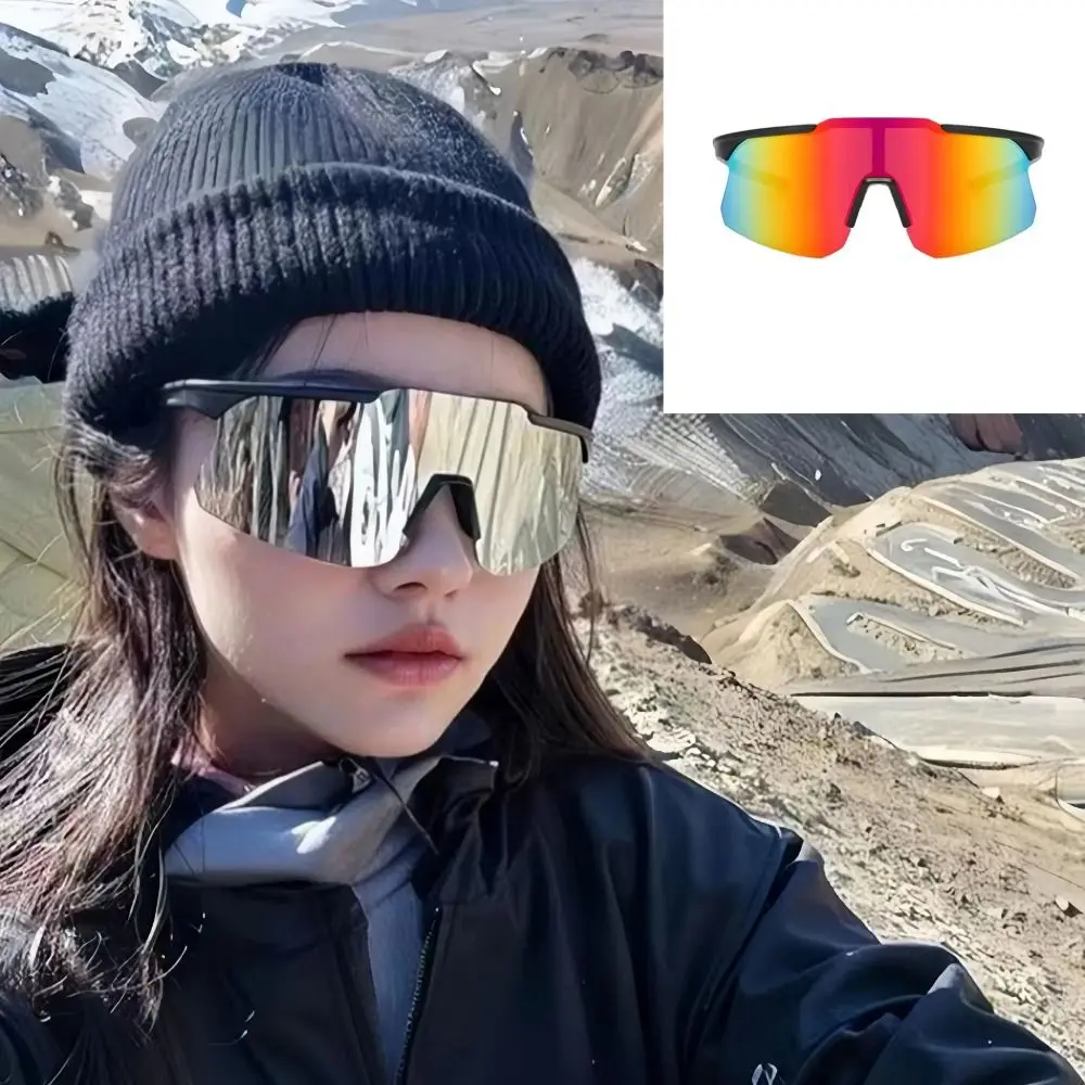

Polarized Cycling Sunglasses Square HD Lens UV Resistant Cycling Glass Fashion UV400 Outdoor Sport Goggle MTB