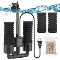 Fish Tank Air Pump Skimmer Aquarium Biochemical Sponge Filter Silence Clean Water Filter Suitable For Freshwater and Saltwater