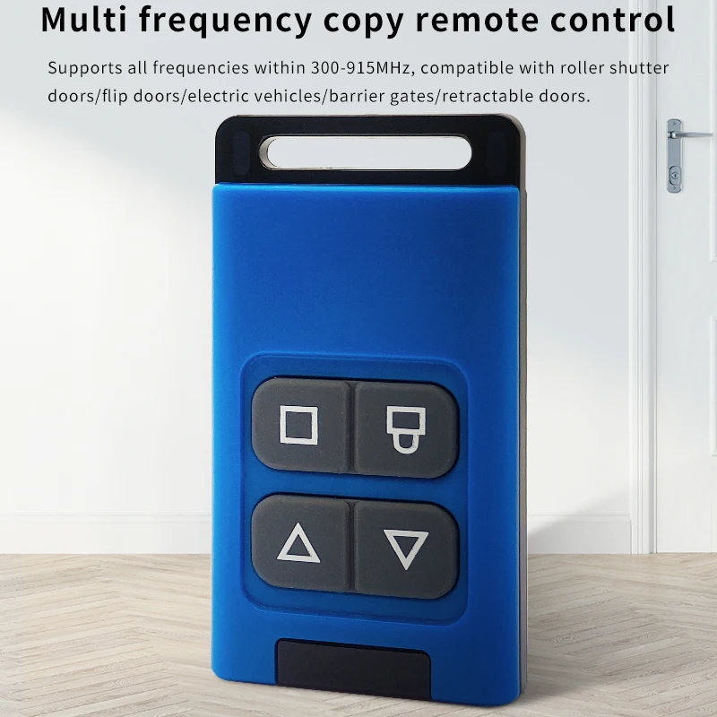 300-915MHz Multi Frequency Garage Remote Control, 433mhz Wireless Remote Control For Copying. Used For Electric Gate Contro