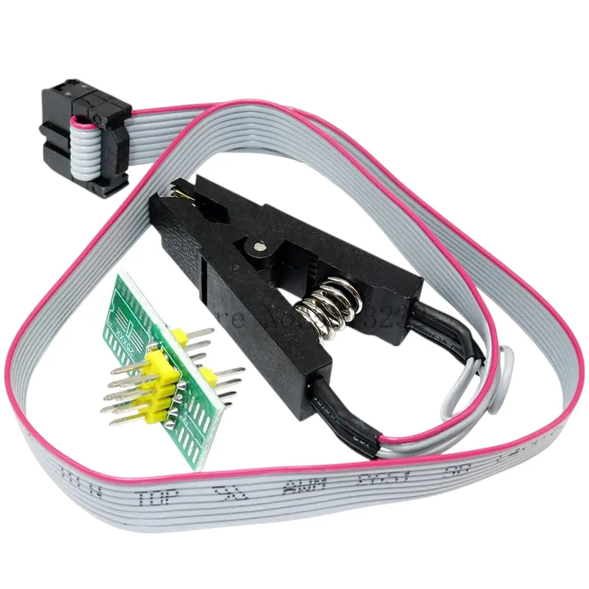 Sop8 con 1 tablero | Clip de prueba Soic8 Sop8 Sop16 para Eeprom 93Cxx/25Cxx/24Cxx + Ch341A 24 25 Series Eeprom Flash Bios programa USaB