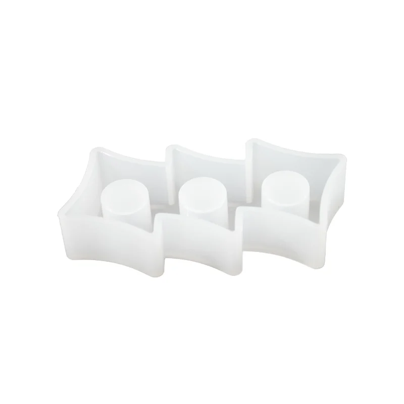 DIY Crystal Dropper Four Different Shapes Candle Holders Aromatherapy Candles Gypsum Epoxy Resin Silicone Mold
