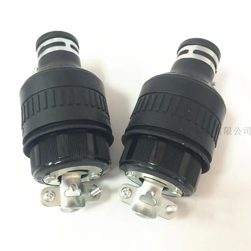 Japanese plug WF8315K/WA5319K waterproof male and female socket 15A 125V black