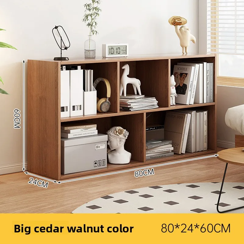 

Bookcase Household Bookshelf Shelf Kindergarten School Bag Cabinet Living Room Grid Cabinet Storage Cabinet Large Capacity