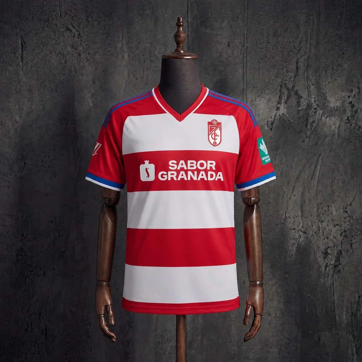 Neue 2026 Granada CF 26-27 Saison Heim- & Auswärtstrikots – Atmungsaktives Kurzarm-Sport-/Freizeit-T-Shirt für Herren (Familien-Set) – Detail 4