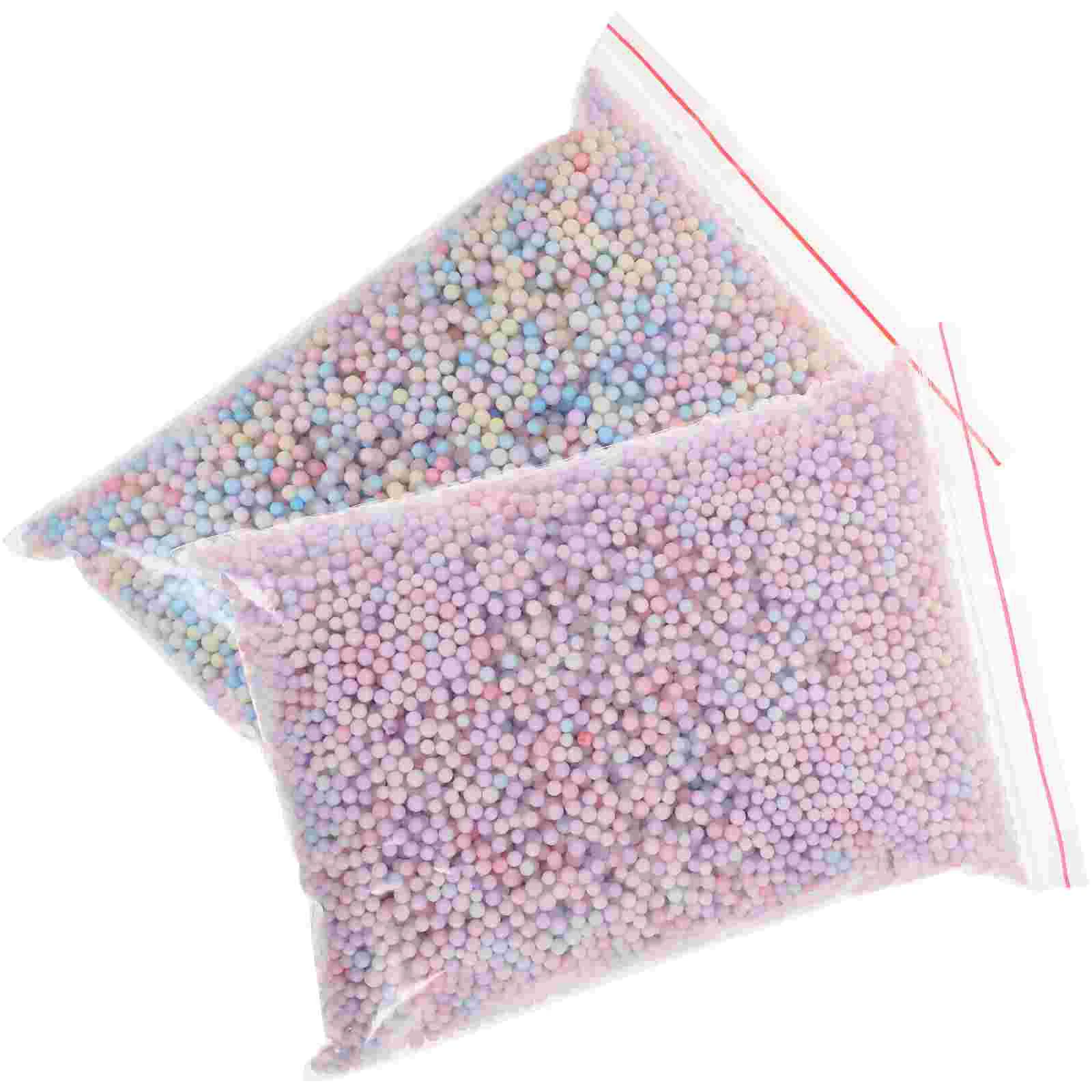 

2 Packages Colored Foam Balls Basket Beads Gift Boxes Bulk Filling Ornament Colorful Decor