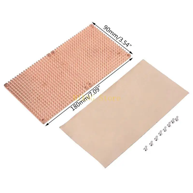 COPPER COPPER COPPER GPU لوحة خلفية لوحة التبريد لتبريد بطاقة الرسومات 3080 3090 2/4MM أفضل بيع