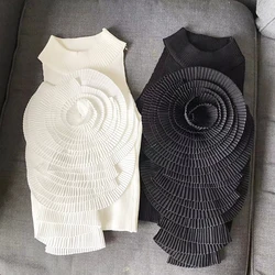 2024 Solid 3D Flower Knit Tied Halter Top New  Vacation Top For Spring  Summer Women's Clothing Crop Top Camis