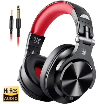 Oneodio bedrade over-ear-hoofdtelefoon met microfoon Studio DJ-hoofdtelefoon Professionele monitor Opname- en mengheadset voor gaming