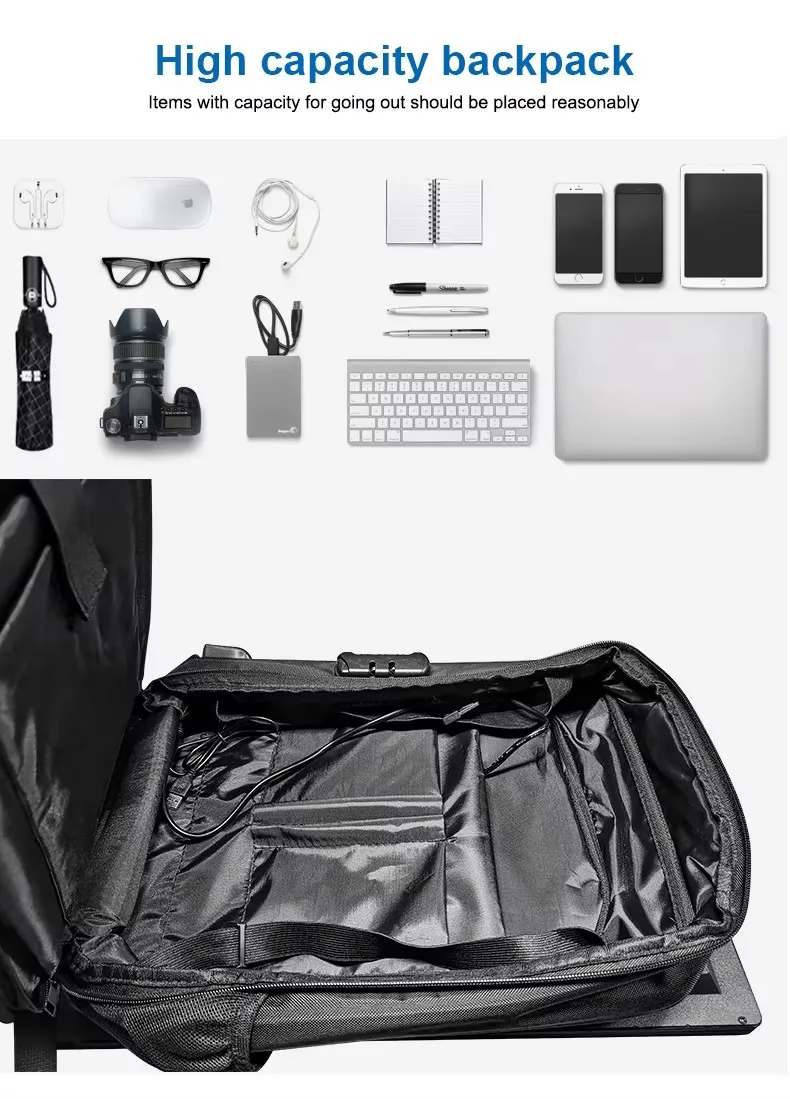 Android Backpack Advisement Player Mobile Outdoor Bag LCD Screen Battery Powered Supply Backpack Advertising LED Backpack