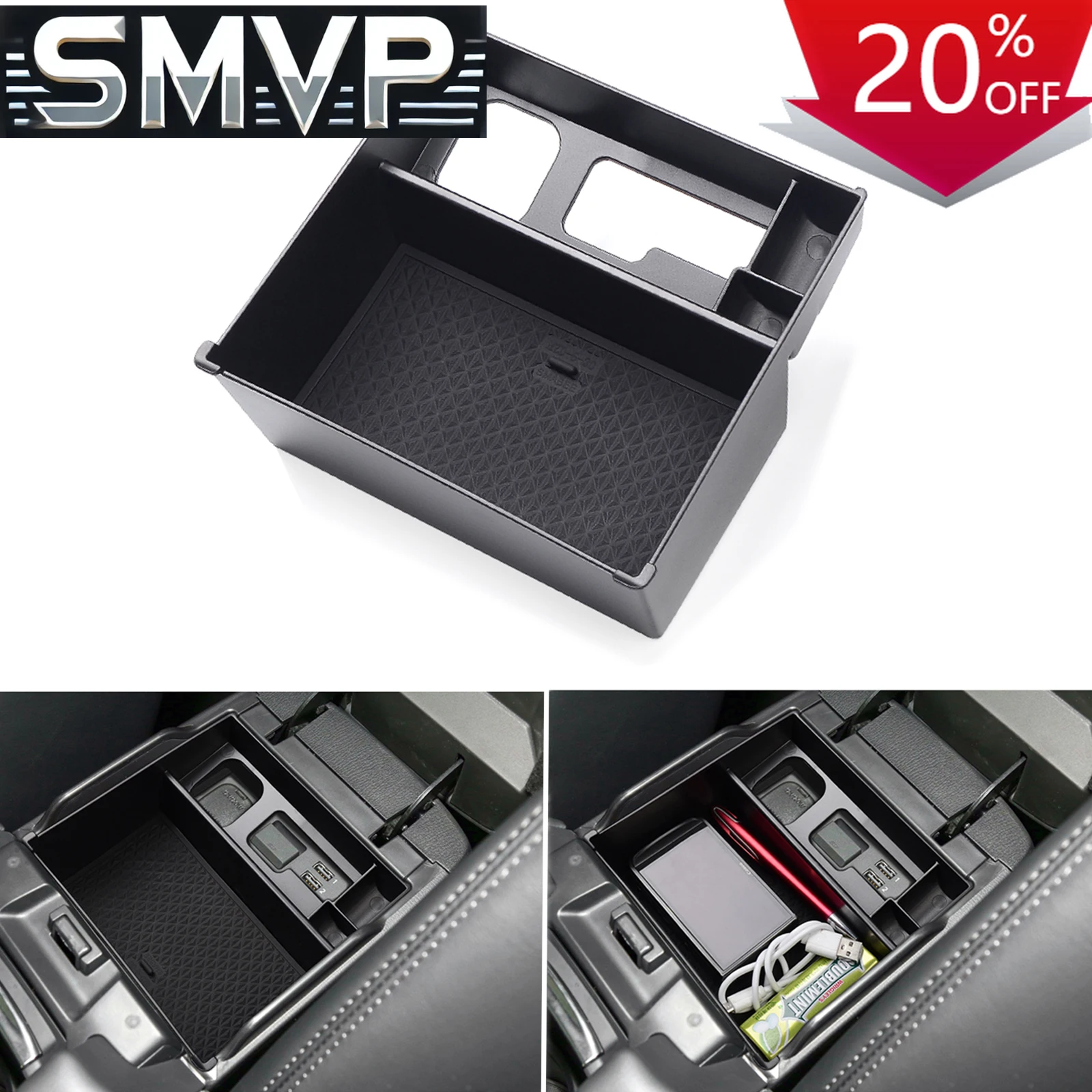 

Fit For Car Armrest Box Storage Mazda 6 2019 2020 2021 Organizer Center Console Tray Accessories