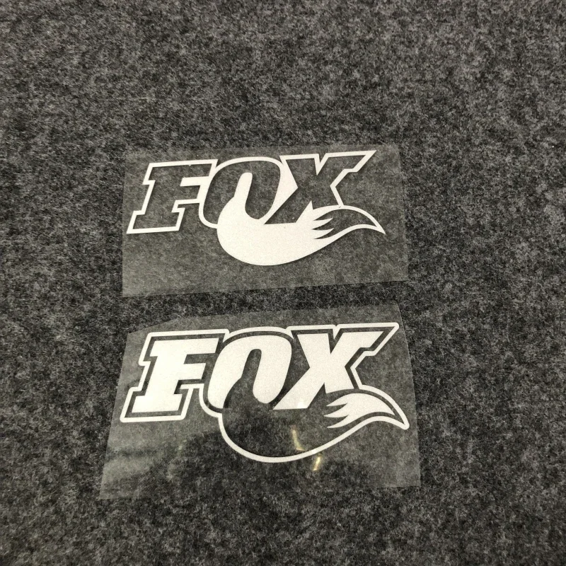 Pegatina de motocicleta para coche Fox, pegatina reflectante de dibujos animados para ventana todoterreno, pegatina para coche que cubre arañazos,