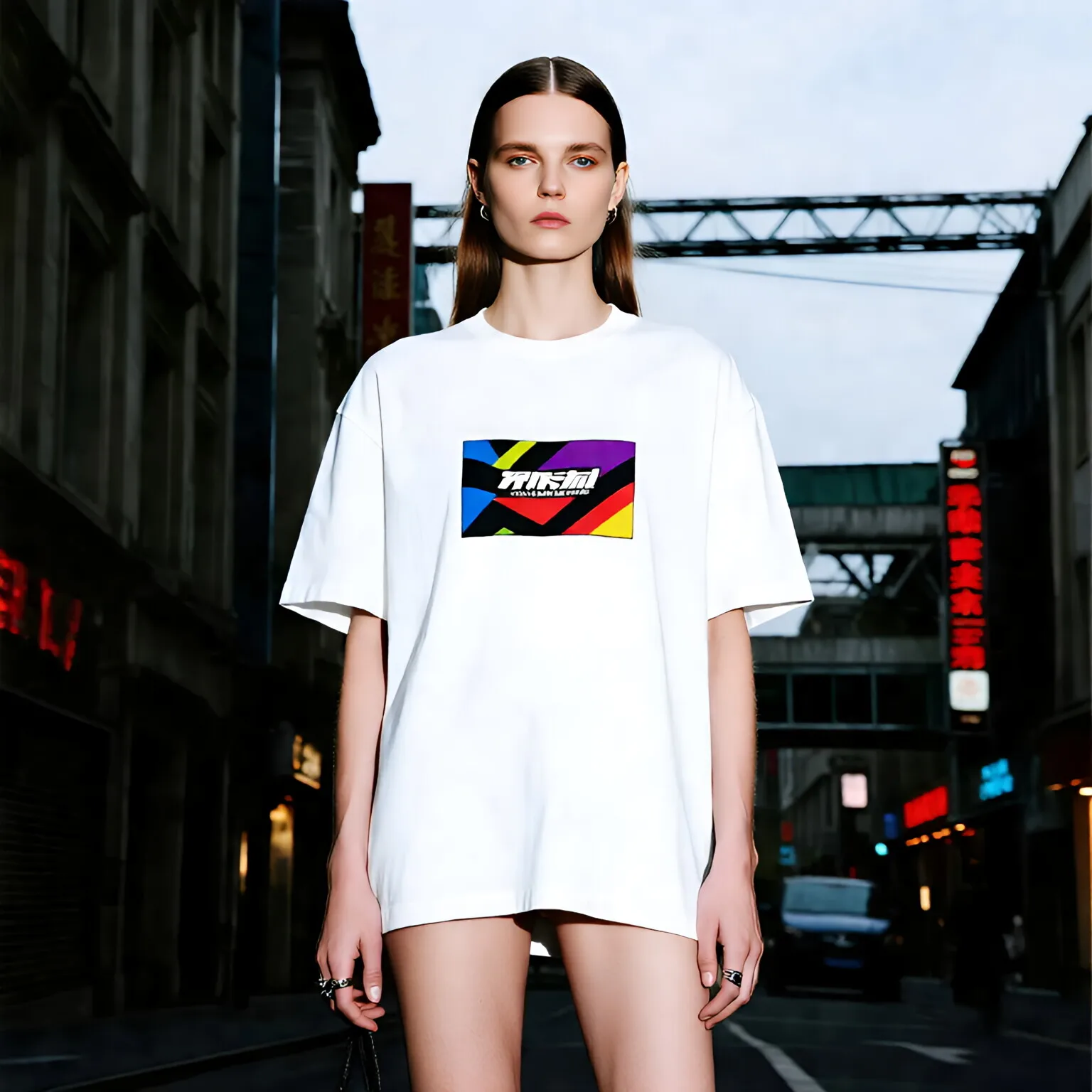 

Spring and Summer Short-sleeved T-shirts for Women, A Trendy Brand with Loose American Prints and A Half-sleeved Design