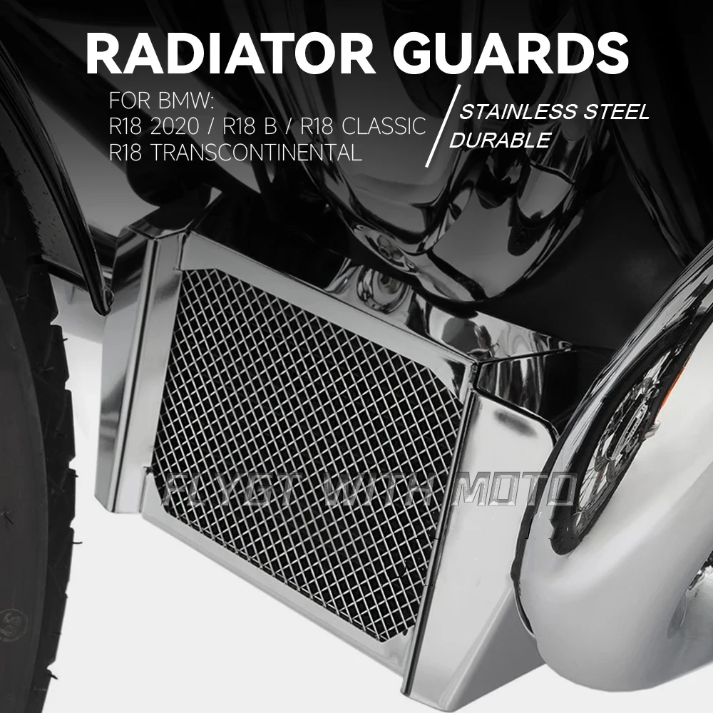 

NEW For BMW R18 R 18 B Classic Transcontinental 2020-2022 Motorcycle Water Tank Radiator Grill Oil Cooler Guard Protection Cover