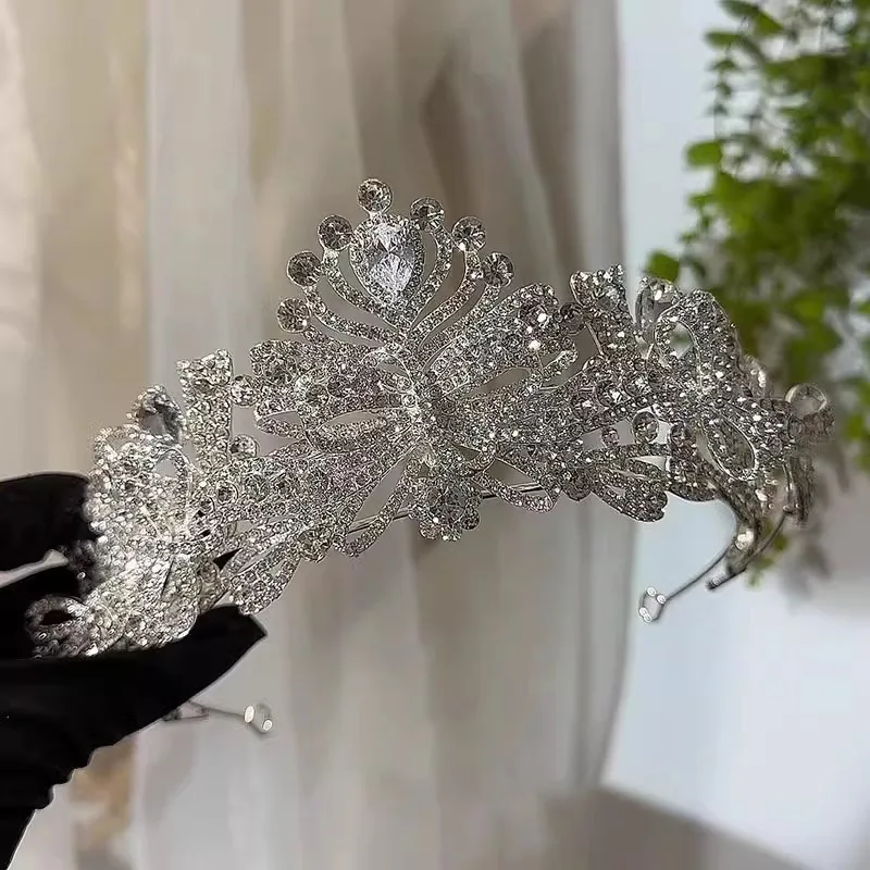 CC Luxury Crowns for Women Wedding Jewelry Separable Coronets Three Style Tiaras Shining Crystal Engagement Diadems Gifts AN483