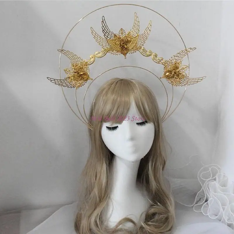 49ME Barroca Diadema Bricolaje Vintage Bricolaje Material