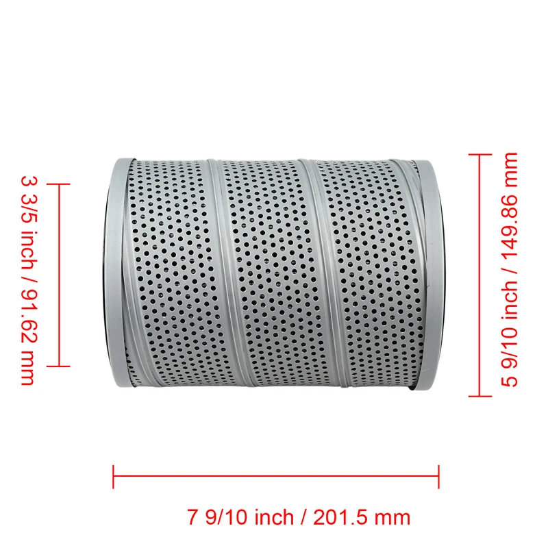 207-60-71181 Hydraulic Filter 2076071181 207-60-71182 207-60-71180 Compatible with Komatsu Excavator PC160LC-8 PC200-6 PC200LC-6