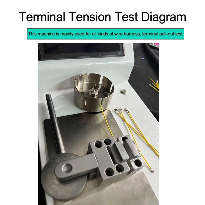 Produkte, die negotiationYH-500N elektrischen Kabel klemmens pannungs prüfgerät unterliegen Klemmenlast-Druckprüfgerät-Kabelbaum spannung