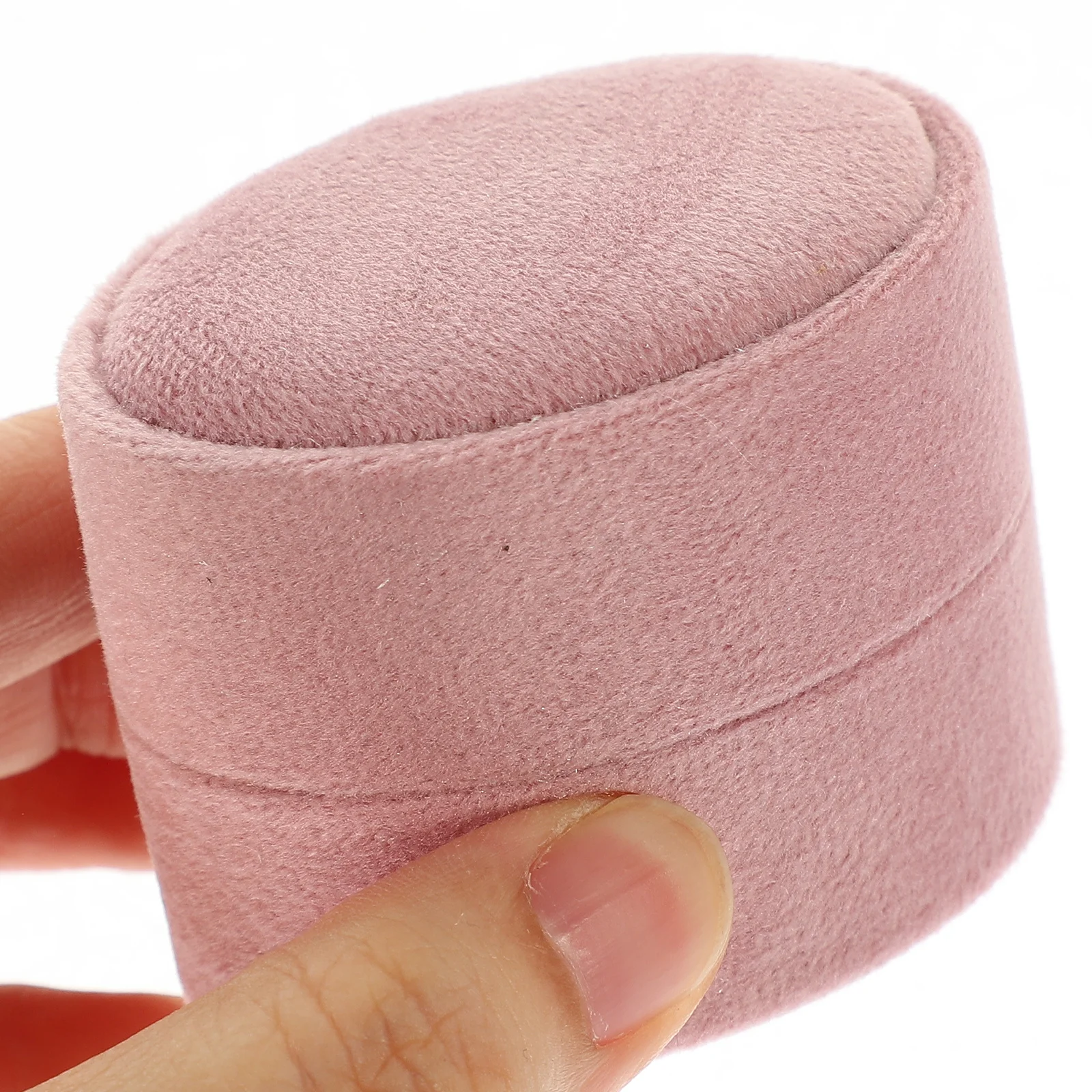 

Delicate Ring Box Small Retro Travel Jewelry Case 2-Slots Organizer Wedding Engagement Ring Holder Jewelry Organizer for Rings