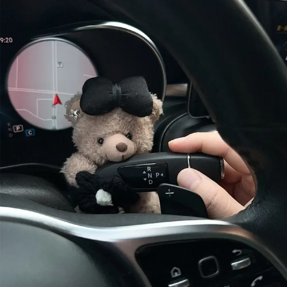 Car Internet Celebrity Accessorie Used for Car Gear Shift Decoration Cute Turn Signal Dolls Wiper Dolls Rearview Mirror Ornament