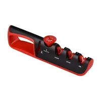 Professional Knife Sharpener Angle Adjustable 4 Stages Scissors Grinder Knives Sharpening Stone Knife Sharpener Kitchen Gadgets