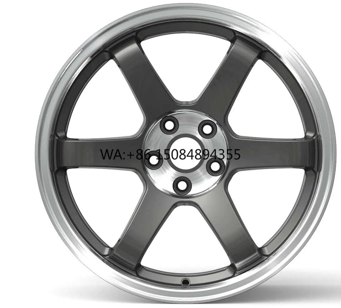 

16-20 Inch Pickup Truck Forged Five Spoke Hyper Black Polished Alloy Wheels 120/130 PCD New Off-Road 4 Pieces 25mm