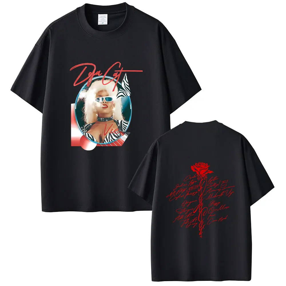 

Rapper Doja Cat Pop Music Album Merch T-shirt Men Women Hip Hop Oversized Streetwear Unisex Fashion Casual Soft Cotton T Shirts