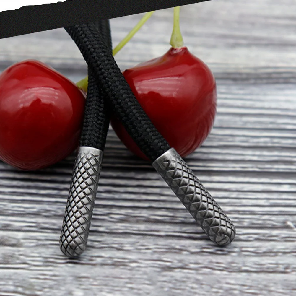 

10Pcs Metal Shoelace Tips Bullet Head Design End Caps for Shoes Replacement Strong Non-Deform Decorative Lace Accessories