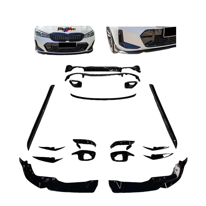 

Modification Gloss Black MP Style Bodykit Front Lip Diffuser Spoiler Mirror Cover Accessories for 3 Series G20 G28 LCI 2023+