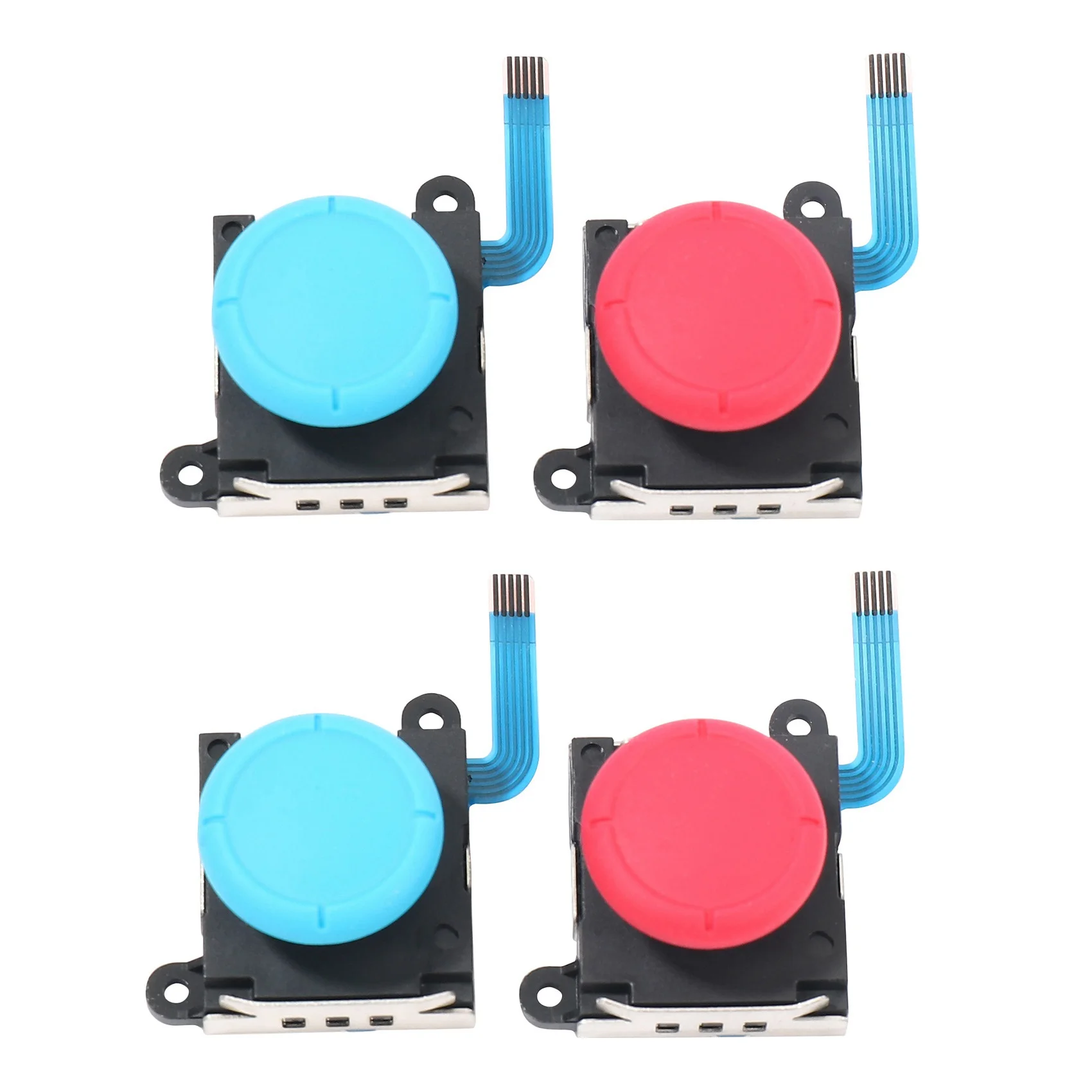 

B50B-3D Analog Joystick Joy-Con Left/Right Thumbstick For Nintendo Switch/Switch Lite Controller And Console - 4 Pack