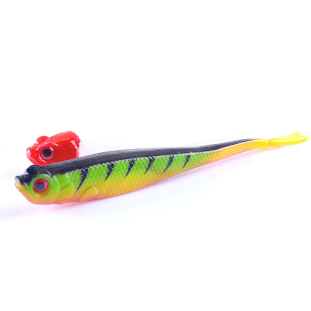 рыбалка Pack of 4 PVC Soft Bait with Realistic Shape Great for Zander Perch for Saltwater Freshwater with Fish Aroma