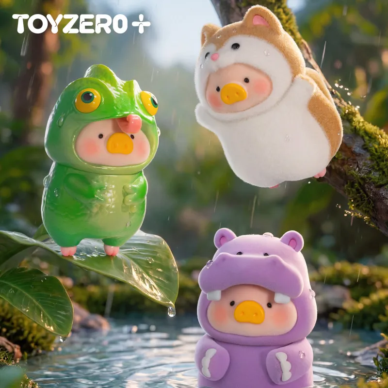 Toyzero Plus Lulu Pig Blind Box Figure Animal Party Series Desktop Ornament Collectible Art Toy Decor Gift