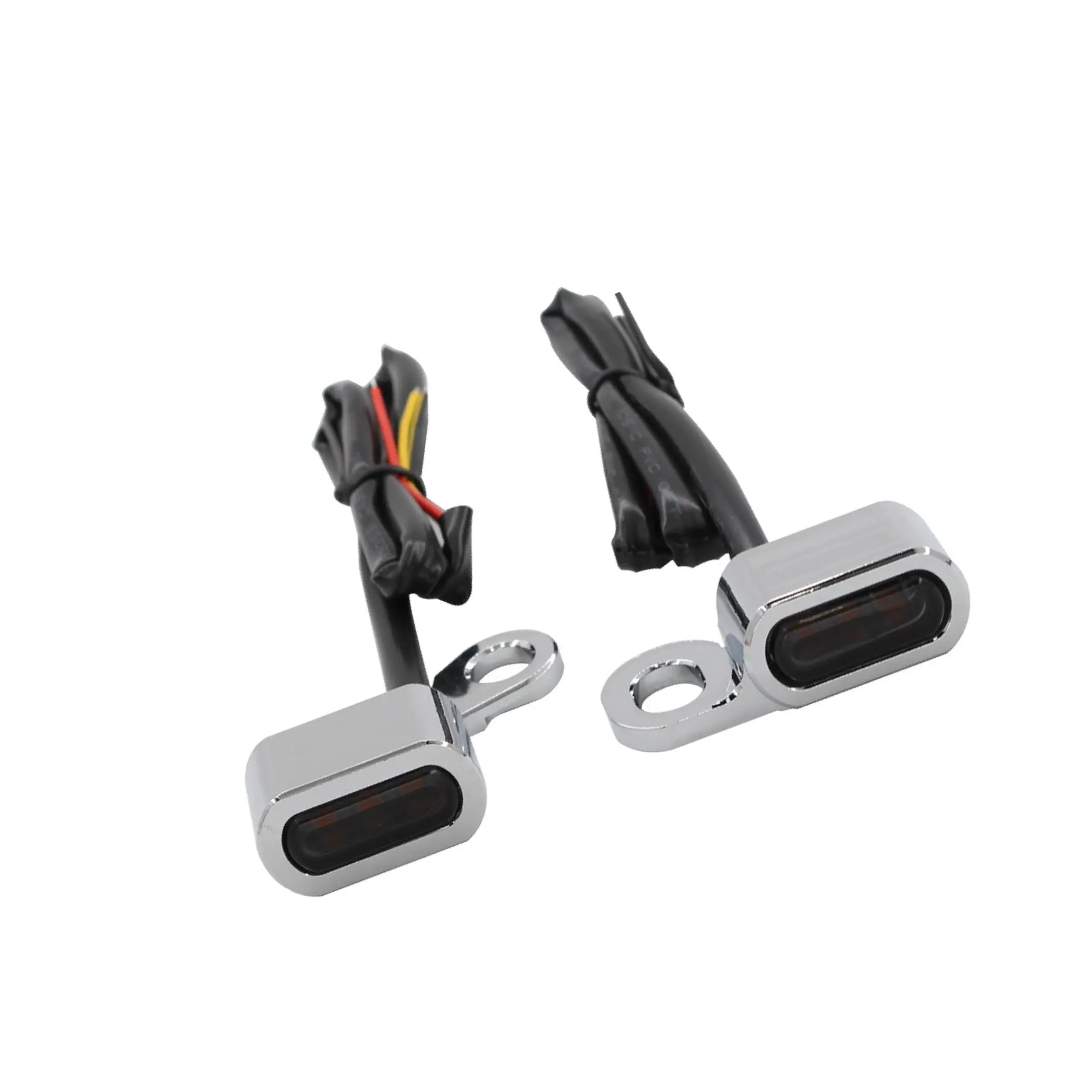 LED Turn Signal Indicator for   Softails Dynas Sportsters Black Orange