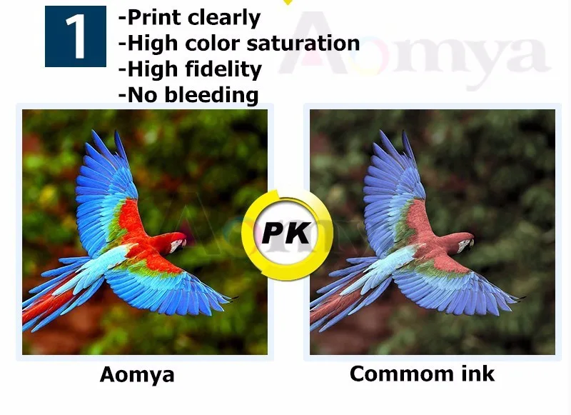 Aomya 1x500ml Digital Textile Ink for Epson R280 R290 R330 L800 L801 L805 L1800 1390 1400 1410 R1800 R1900/2000 F2000 DTG Ink