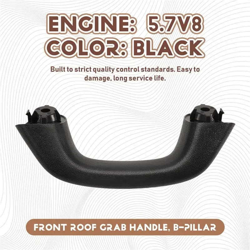 New-For Toyota Land Cruiser LC200 For Lexus LX570 08- 21 Auxiliary Rear Roof Handle B-Pillar Grab Handle 74620-60100-C0