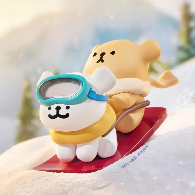 New Maltese Line Dog Warm Warm Series Blind Box Mystery Box Caixa Caja Dolls Gift Anime Action Figure Toys