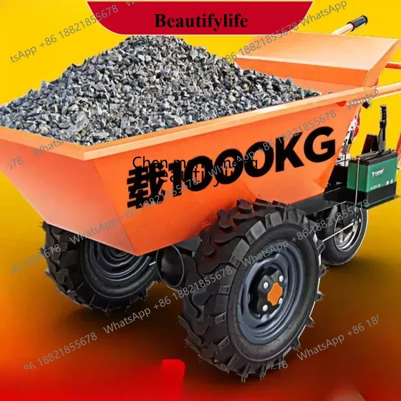 

X ss 8617 agricultural ash bucket truck diesel dump bucket construction site truck orchard three-wheel trolley