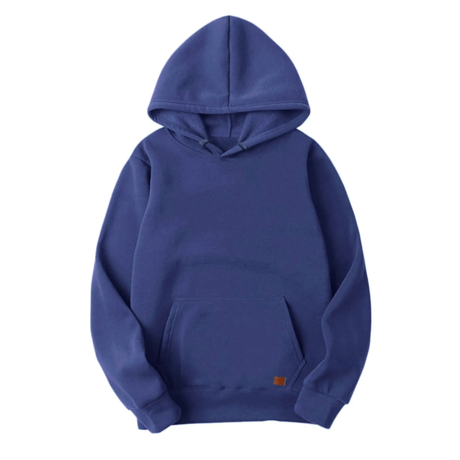 

Men Hoodie Autumn Winter Solid Color Oversized Loose Plus Size Hooded Pullover Sweatshirt Tops Fleece Warm Tracksuit Streetwear