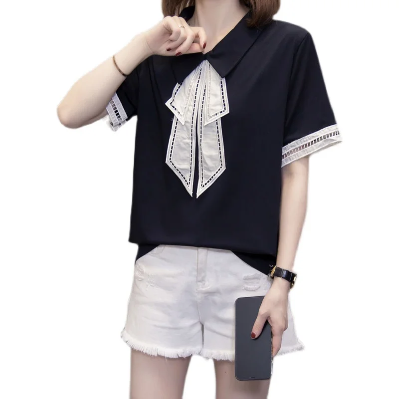 

Женская свободная футболка для похудения больших размеров, новинка лета, Sle ort Sve, прикрытие живота, модная, против старения, модная, Ne