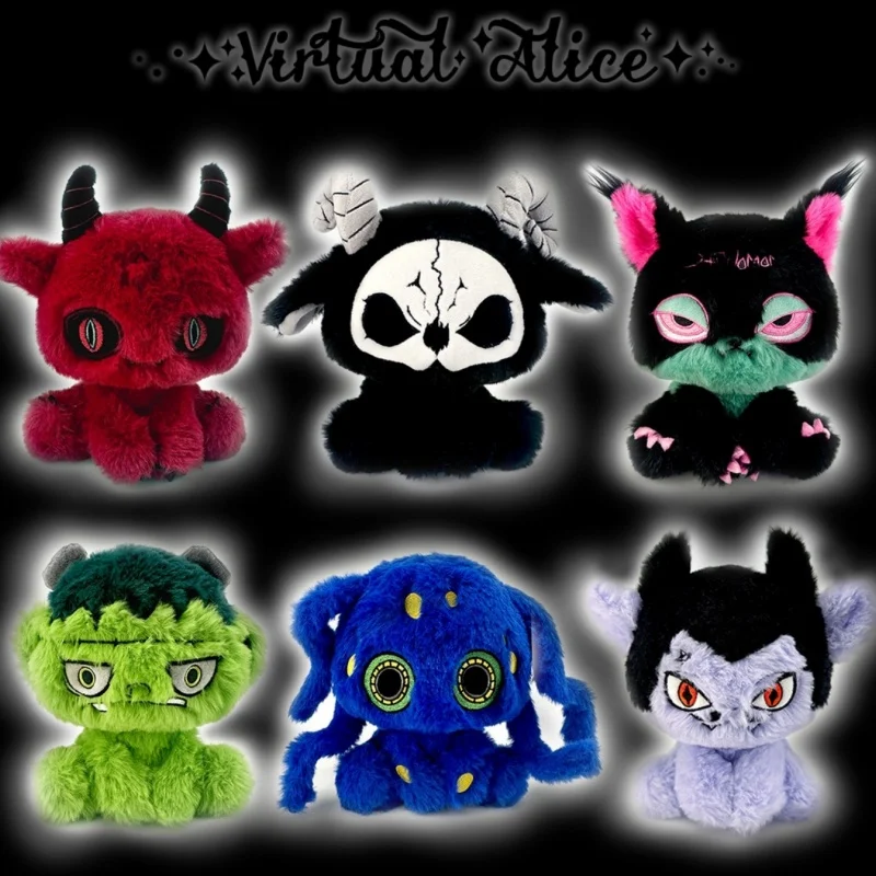 

In Stock Original 20cm Alice Plush Toy Dark Gothic Cultural Style Birthday New Year Christmas Gifts For Friends And Children
