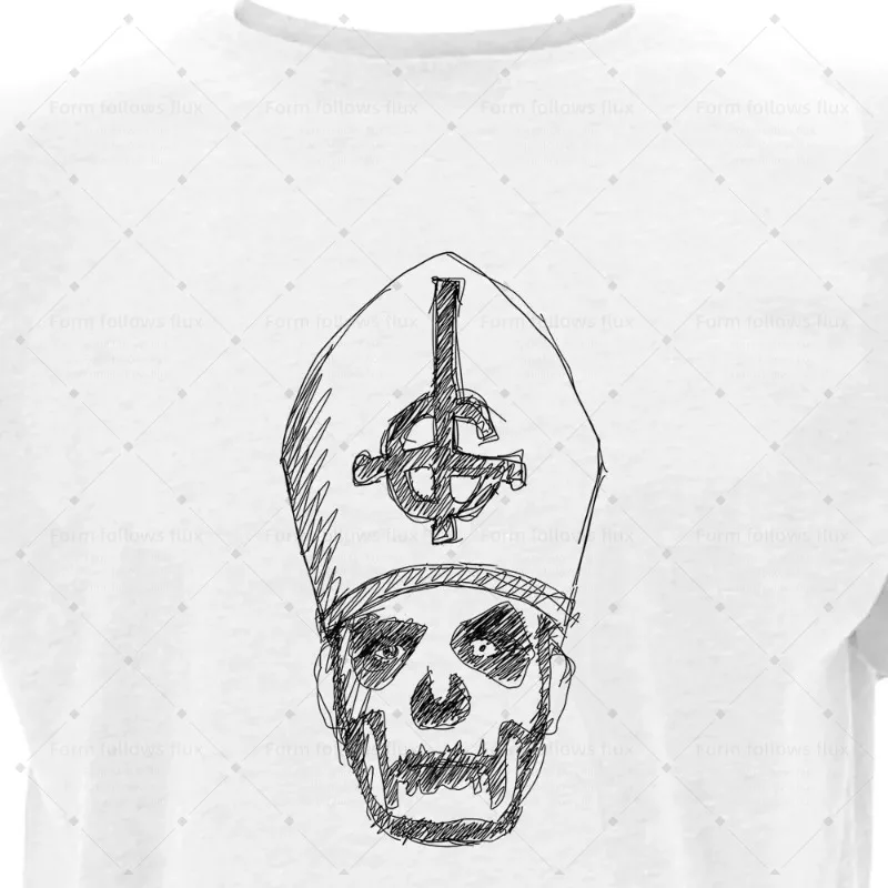 

2026 men T-Shirt Hoodie Hand Drawn Comic style Papa Emeritus 1 – Ghost Rock Unisex S-6XL Plus Size Friendly