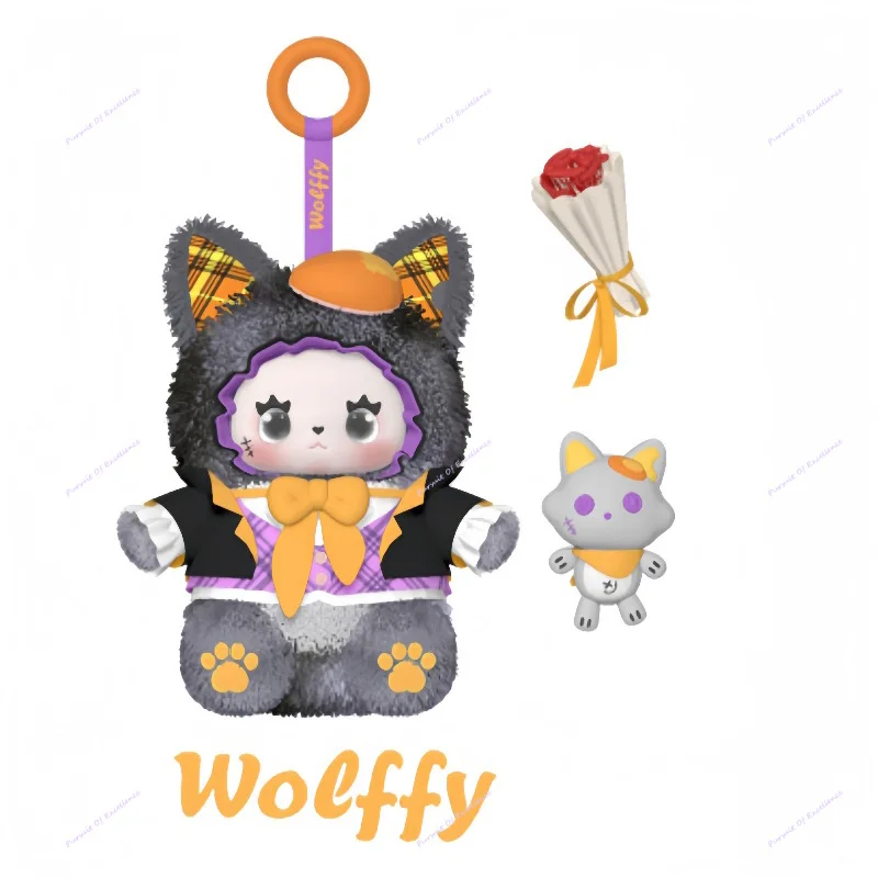 إيما الساخن نمط جديد الأحمر الذئب والرمادي الذئب سلسلة الدمى نموذج محدود شعبية هدية عيد الحب على ظهره سحر هدية عيد ميلاد #2