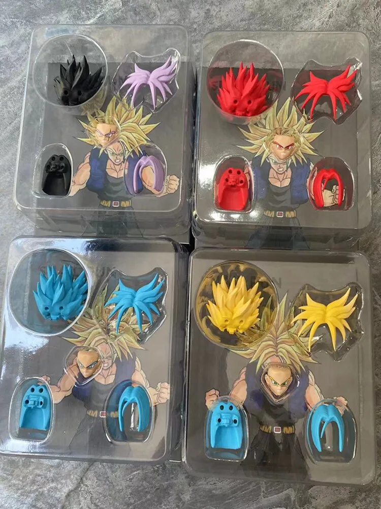 In Stock SHF Trunks & Goten Fusion Dragon Ball Z Super Saiyan Accessory Pack Multiple Colors Action Figure Toys Collection Gifts view 2