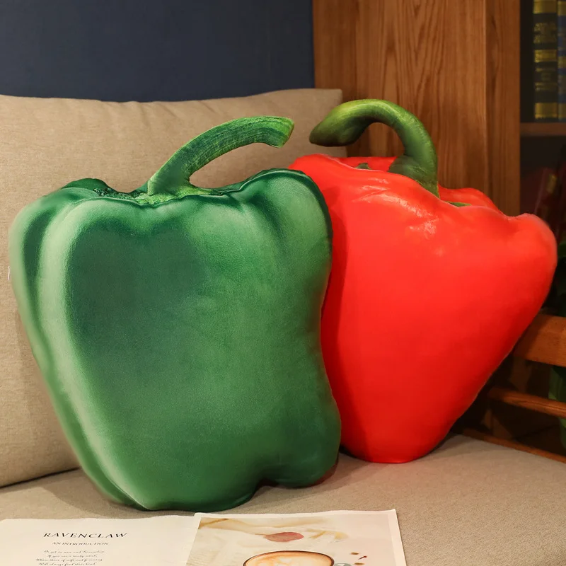 Realistic Vegetable Plush Toy Lifelike Tomatoes Broccoli Soft Stuffed Pillow Creative Room Decor Potato Carrot Pumpkin Cushion