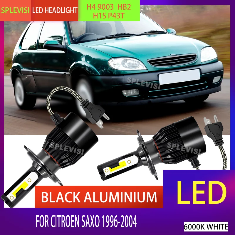 

6000K Xenon White LED Bulbs OEM Halogen Replacement For Citroen Saxo 1996-2004 1996 1997 1998 1999 2000 2001 2002 2003 2004