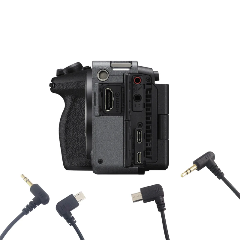 Canfon Tentacle Sync 타임 코드 케이블 TRS 3.5 - Sony FX3 A7S3 A1 타임코드 케이블용 마이크로 USB