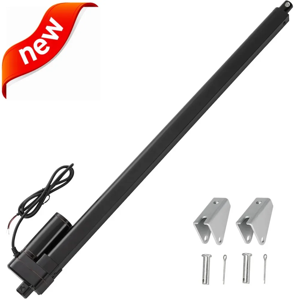 

30 Inch Stroke Linear Actuator 12V Heavy Duty 440lbs IP65 Waterproof Electric Actuator with Mounting Brackets
