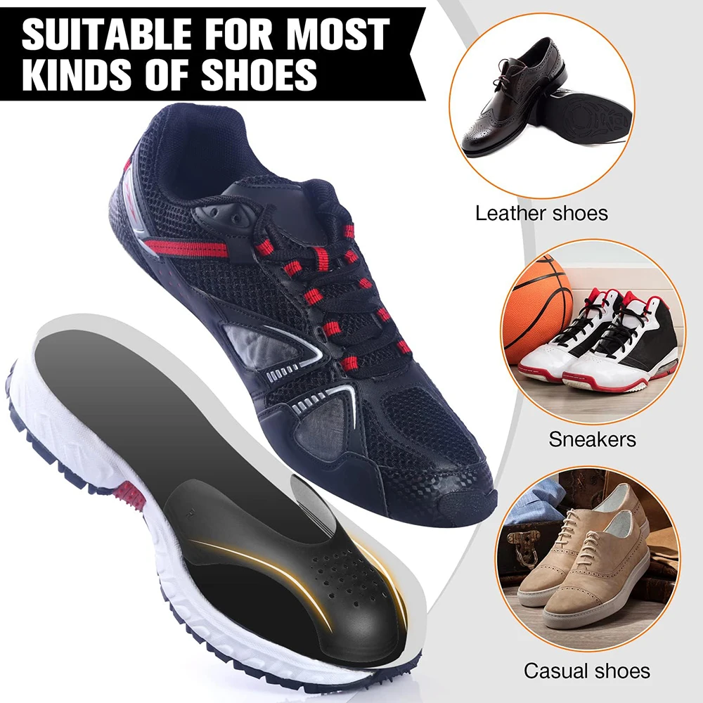 5Pairs Schoen Vouw Protector Guards voor Sneakers Anti Rimpel Schoen Neus Caps Ondersteuning Brancard Expander Schoenen Protector Groothandel